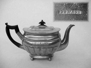 Boat Shape Teapot by Israel Trask