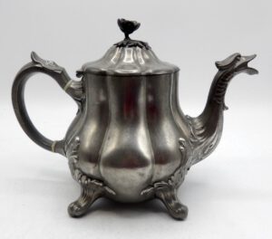 Pewter Teapot Marked by Broadhead