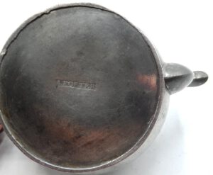 Pewter Teapot Marked by Allen Porter